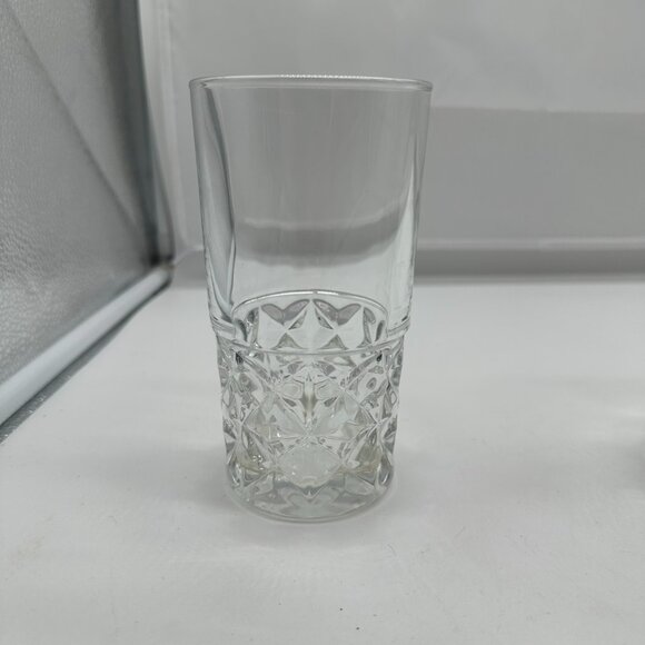 Set of 3 Cristal D'Arques Durand Sully Glass Glasses Highball Drinkware 5 1/2" - Picture 2 of 3